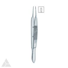 Castroviejo Suture Forceps, 1x2 Angled Teeth, 0.12 mm Teeth, 11 cm Length, FDA Approved (CFP-728/1)