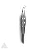 Utrata Capsulorhexis Forceps, Cystotome tips, 11 mm Long Thin Jaws, Flat Handle, 10 cm Length, FDA Approved (CFP-810/1)