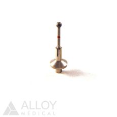 Algerbrush II 2.5 mm Pterygium Fine Round Diamond Burr and Chuck Replacement Unit (CHI-679/25TC)