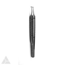 Lasik Flap Forceps Curved, 2mm Tip Diameter. Enables delicate lifting of the flap, 9.5 cm Length, FDA Approved (CL-6011/1)