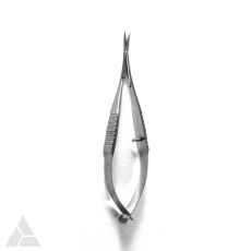 Vannas Capsulotomy Scissors, Very Delicate 6mm Curved Blade, 8.5 cm Length, FDA Approved (CSC-1038/1)